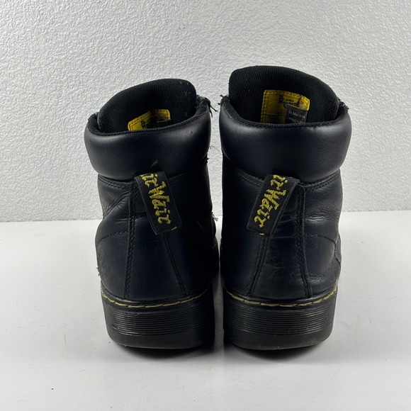Dr. Martens Winch Steel Toe Boots Mens 10 Black Fair Leather Safety Work Shoe main image 4